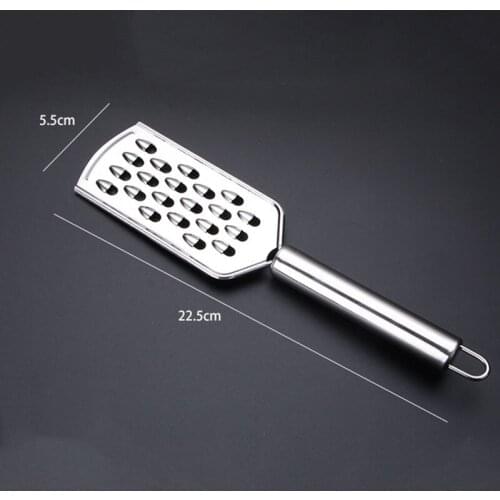 Multifunction Big Hole Stainless Steel Cheese Zester Lemon Fruit Peeler Shredder Microplane Spice Grater Fruit Vegetable Tools