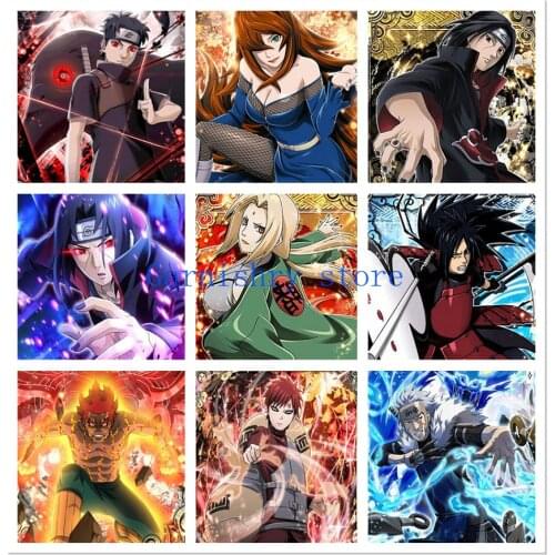 5D DIY Diamond Painting Cross Stitch Kits Diamond Embroidery Full Mosaic Celebrity Kakashi Sasuke anime Home Decor