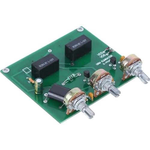 NEW-HF Band QRM Eliminater Kit, X-Phase Green PCB 1-30MHz Radio Communication, Amplifier Parts, with a Built-in PTT Control