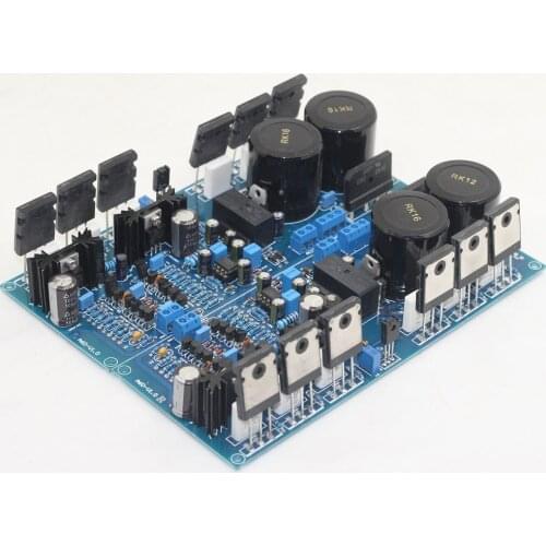 1 Pair Current Feedback Power Amplifier Board 400W Pure Rear Class A Adjust 100-300mA Refer to Gold A60