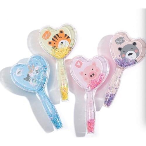 1 Pc Styling Comb Cartoon Airbag Comb Anti-static Cute Heart Shape Air Bag Comb Straight Curly Hairbrush Baby Hair Comb