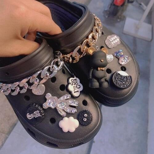 Luxury Quality Croc Charms Designer Bundle Cute Cartoon Doll Croc JIBZ Fashion Trend Clogs Shoe Decorations for Kids Girls Gift