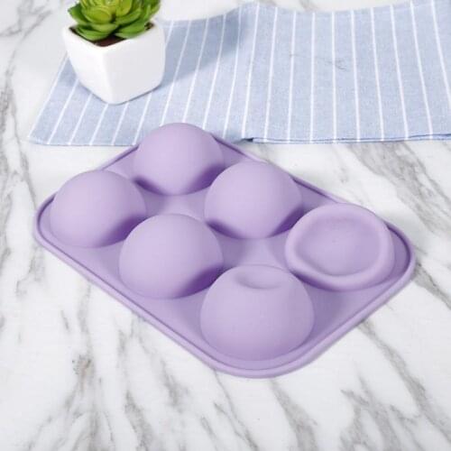 Silicone Baking Mold Half Ball Sphere Chocolate Cupcake Cake Mold DIY Decorative Cake Mould Tools Kitchen Cocina