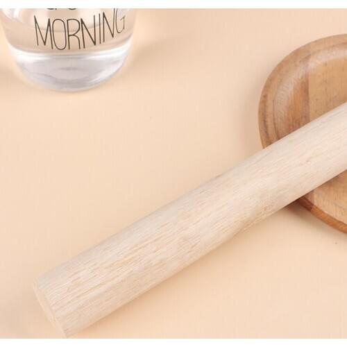 Natural Wooden Rolling Pin Making Cake Pizza Bread Noodles Dumpling Kitchen Cooking Tool