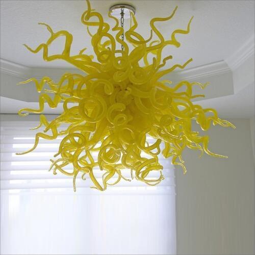 Modern Crystal Murano Glass Pendant Lights Flower Designed for Villa Decor