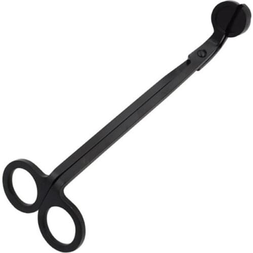 Durable Stainless Steel Candle Wick Trimmer Oil Lamp Trim Scissor Tijera Tesoura Cutter Snuffer Tool Hook Clipper