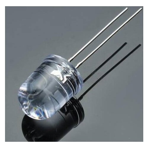 10mm white light lamp beads LED light emitting diode 250pcs