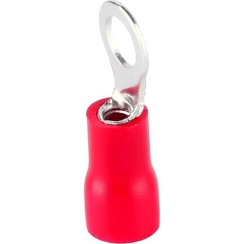 1000PCS RV2-8 Ring Insulated Terminal Cable Wire Connector Electrical Crimp Terminal Wiring 1.5-2.5 Square RV2.5-8