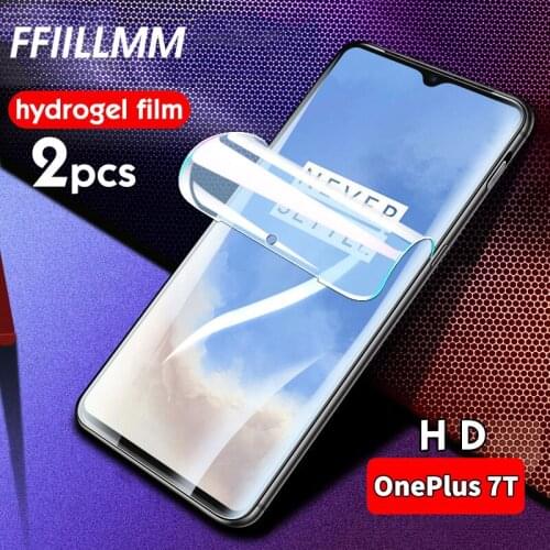 2Pcs/lot Hydrogel Film Screen Protector For OnePlus 7 7T 8 Pro Full Cover Screen Protector Hydrogel Film For Oneplus 7T 8 Pro