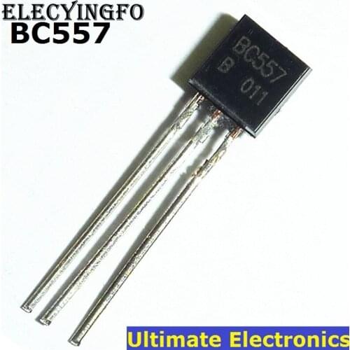 50pcs BC557 PNP General Purpose Amplifier Transistor