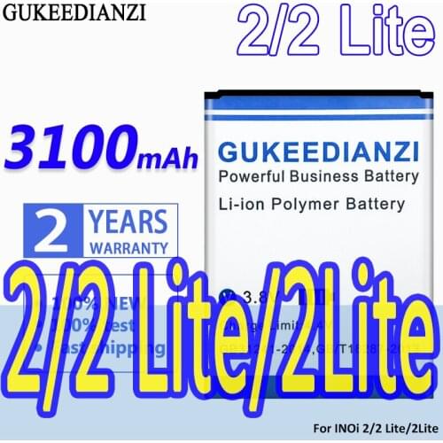 3100mAh GUKEEDIANZI High Capacity Battery For INOi 2/2 Lite/2Lite Bateria