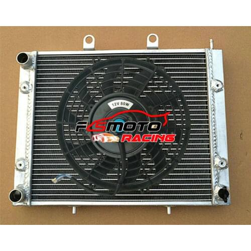 Aluminum Radiator For Polaris 05-14 Sportsman 800/ 2005 Sportsman MV7/ 2008 Sportsman X2 700 & OR With FAN