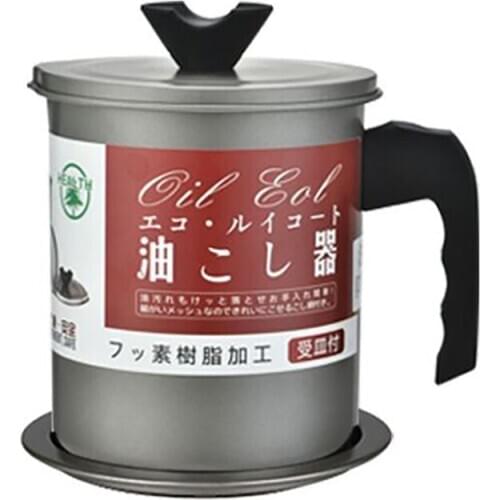 1.4L/1.7L Creative Oil Bottle With Filter, Leak-proof Filters Oil Storage Can Home Oil Strainers Container Tank Kitchen Tools