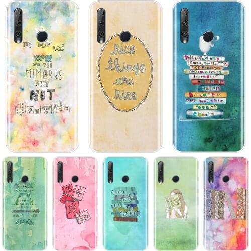 Colored Book Pretty Silicone Phone Case For Huawei Honor V20 8S 8A Pro Soft Back Cover For Huawei Honor 10i 20i 20 Lite Pro Case