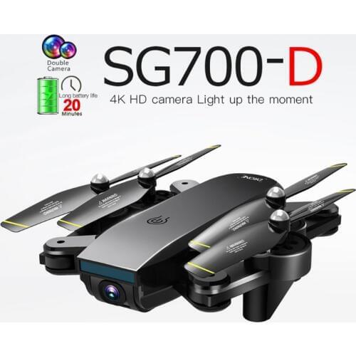 SG700-D 4K HD Wide Angle Drone with Camera Positioning Folding FPV RC Quadcopter
