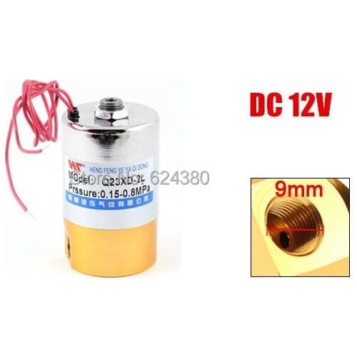 AC 110V 220V DC 12V 24V 1/8" PT Two 2 Position Three 3 Way Port Pilot Type Air Pneumatic Solenoid Valve Q23XD2L