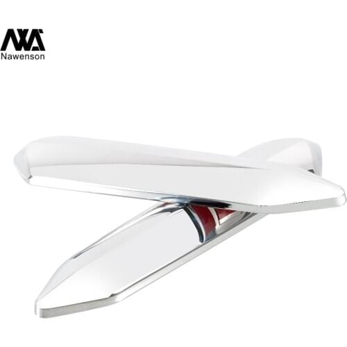 Chrome Motorcycle Windshield Strut Cover Decorative Windscreen Accent ABS Plastic Accessories for Gold Wing GL1800 2018-2020