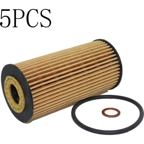 5PCS Car Oil Filter For CADILLAC CTS 2002 2003 2004 2005 2006 2007 2008 2.6L/3.2L PF2256G