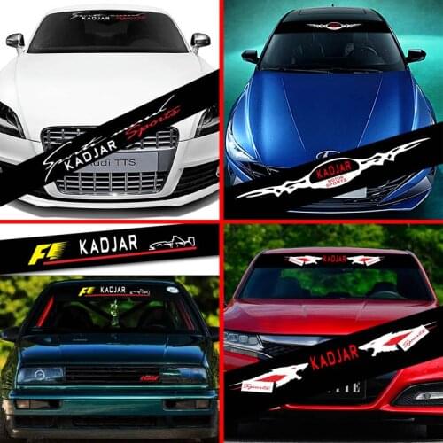 For Renault Kadjar Car Stickers Front Windshield Prevent Sunlight Reflection Decoration Decals Car Accessories