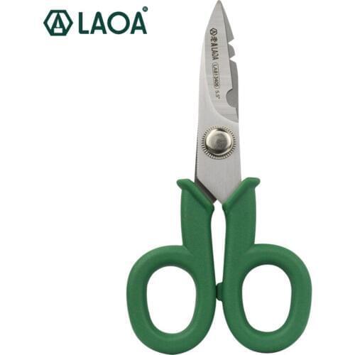 LAOA Electrician Scissors Stripping Wire Shearing Stainless Steel Shear electrician Repair Scissors