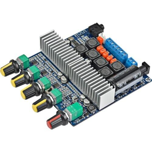 DC12V-24V TPA3116 Subwoofer Amplifier Board 2.1 Channel High Power Bluetooth Audio Amplifier Board 50W+50W+100W Bluetooth Amp