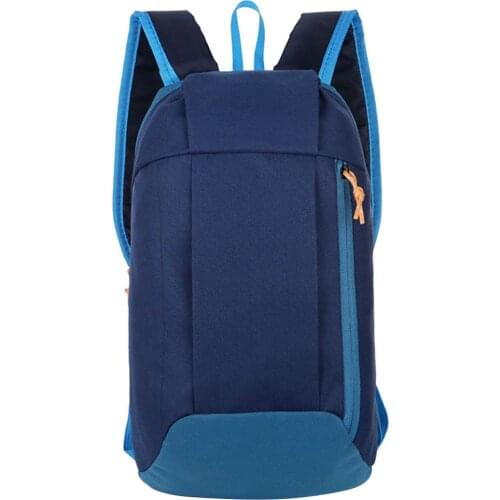 Unisex Outdoor Cycling Backpack Large-Capacity Stitching Color Zipper Opening Clos Wide Shoulder Strap Tear-Resistant Backpack