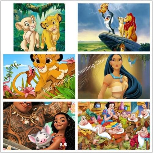 Diy Diamond Embroidered Mosaic Disney Snow White And The Seven Dwarfs Diamond Painting Cross Stitch Rhinestone Gift Home Decor