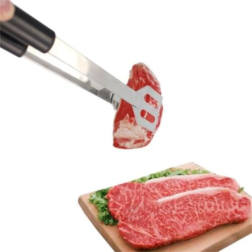 Stainless Steel Food Tongs Kitchen Utensils Buffet Cooking Tool Anti Heat Steak Clip Grilling Tongs Pastry Clamp Utensil Tongs