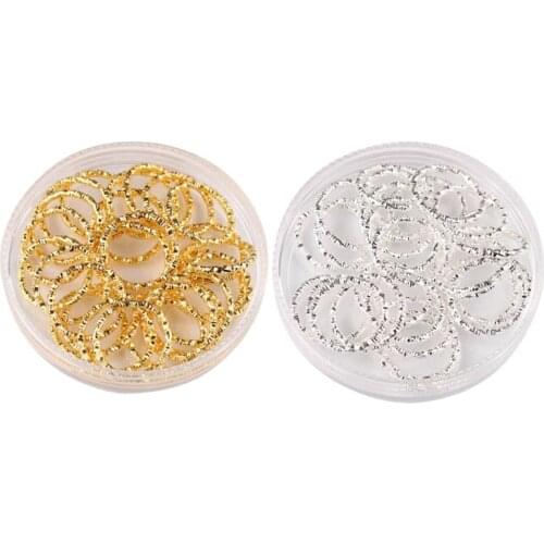 200Pcs Jump Rings Twisted Close Rings DIY Earrings Necklace Jewelry Findings