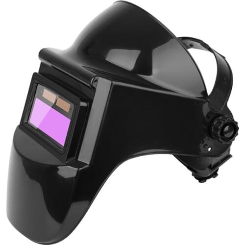 Solar Auto-Darkening Welding Helmet, Argon Arc Welding Head-Mounted Face Shield, Portable Electric Welding Shield