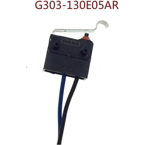Waterproof micro switch G303-130E05AR cover R type sealed dustproof normally open for car door lock