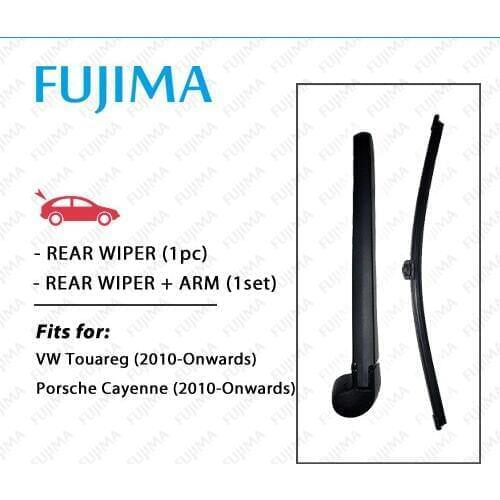 Rear Wiper and Arm for VW Touareg / PORSCHE Cayenne (2010-Onwards) Back Window Windscreen Rear Wiper Blade with Arm