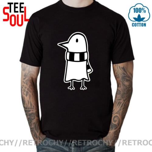 Retro Japan Style Cartoon Night Punpun T Shirt Print Oyasumi Punpun In Black Tee O-Neck Short Sleeves T-Shirt Men Hipster Tshirt