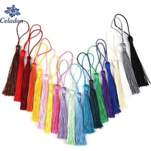 13cm/Polyester Silk Tassel/jewelry accessories/accessories parts/jewelry findings/embellishments/diy accessories/hand made 32PCS