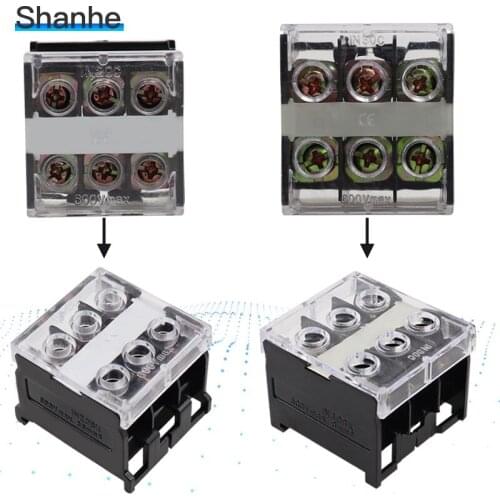 Fixed Terminal Block 600V 3P European Type Screw Terminal 20A 30A