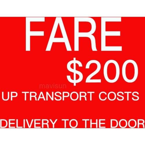 Make up the transportation cost and deliver to the door