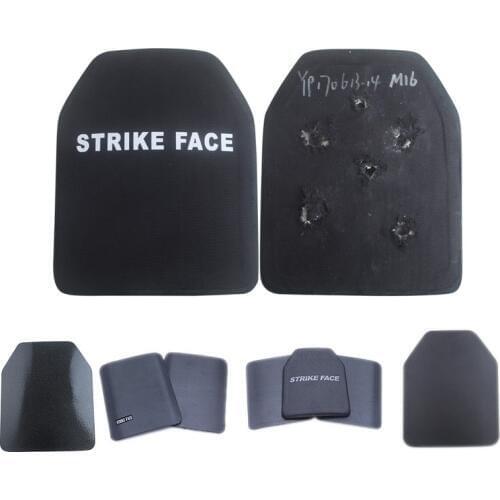 Composite PE Ceramic Bullet-proof Insert Plate Steel Tactical Vest Bullet-proof Backcoat With Built-in Breast Insert Plate Core