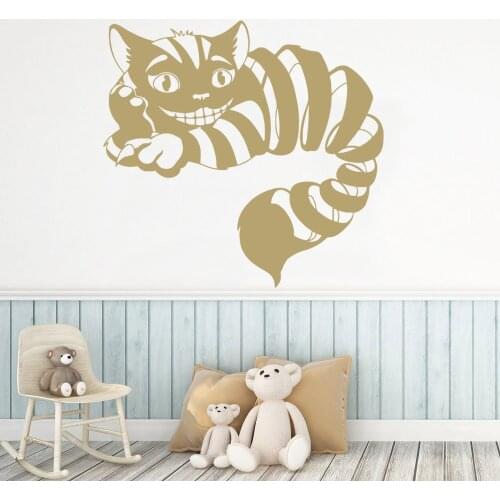 Creative Fox Face Cat Wall Stickers Animal Lover Home Decoration Accessories For Kids Rooms Decoration Wall Art Decal