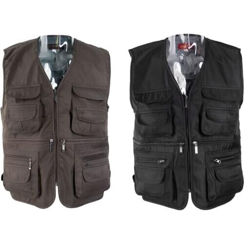 Men Outdoor Multifunction Multi-pocket Fishing Photo Journalist Vest