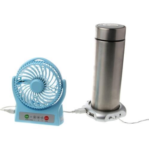 2021 New USB Tea Coffee Cup Mug Warmer Heater Pad with 4 Port USB Hub PC Laptop