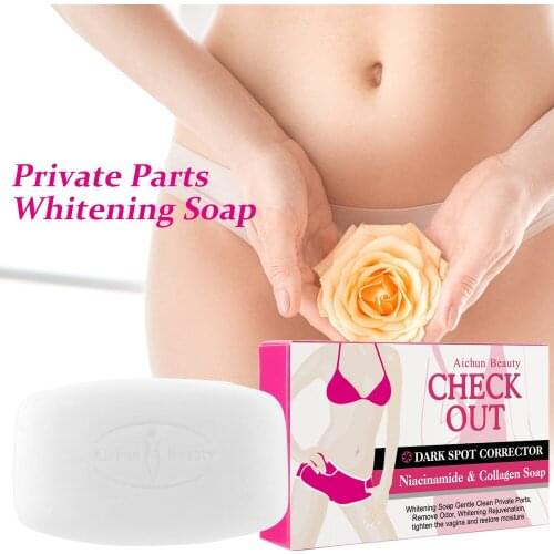 Private Parts Whitening Soap Nicotinamide Underarm Armpit Legs Knees Body Whitening Soap Handmade Whitening Soap