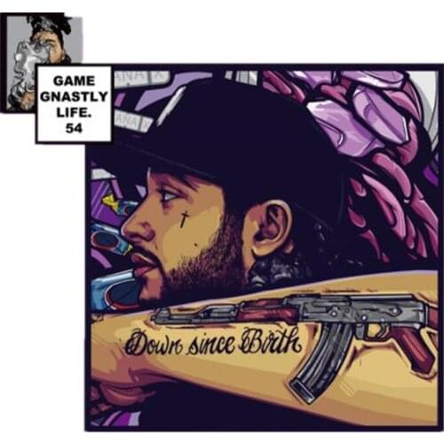 Patch Patches Tattoo Men Logo Clothing Accessories Large Thermal Transfer Paper Iron Ons Sticker for Clothes Free Shipping