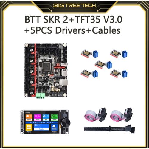 BIGTREETECH BTT SKR 2 32 Bit Control Board+TFT35 V3.0 TMC2209 TMC2208 Upgrade SKR V1.4 Turbo Motherboard For Ender 3 V2 Ender 5