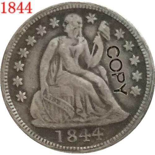 USA 1844 Seated Liberty Dime COPY COINS