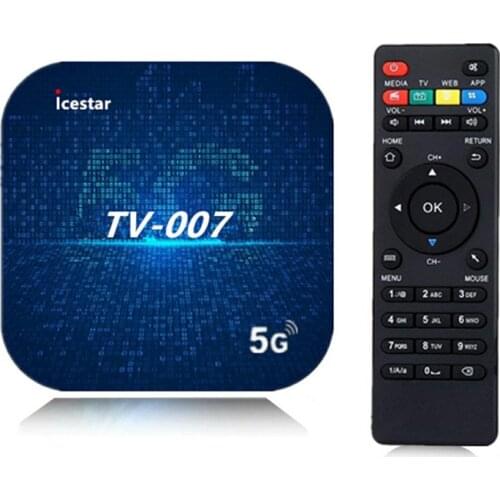 TV007 Smart Tv Box Android Tvbox 4k 5G Wifi Smart Quad-core Wireless Network Set Top Box Dual Frequency Digital TV Set Top Box