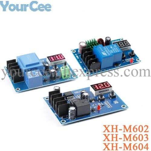XH-M603 XH-M602 Charging Control Module 12-24V Storage Lithium Battery Charger Control Switch Protection Board With LED Display