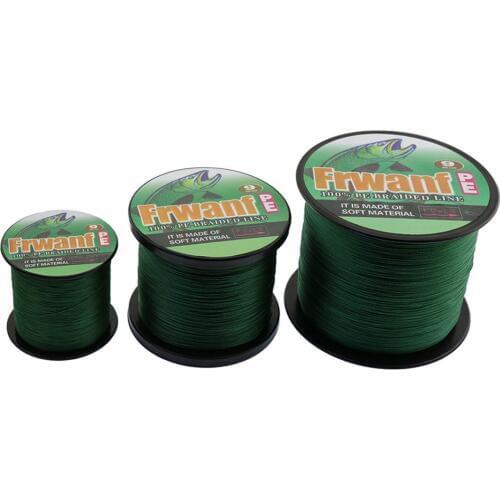 Frwanf 9 Strands Japan Multifilament Line 1000M 1096Yds Braided Cord for Fishing Equipment 15-300LB wires weaves sea 0.14-1.0mm