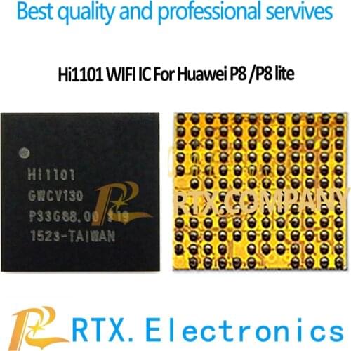1-50pcs HI1101 WIFI IC for Huawei P8 P8 lite WIFI Module Chip Bluetooth Signal Suuply IC Hi1101 BGA Reballing Template Stencil