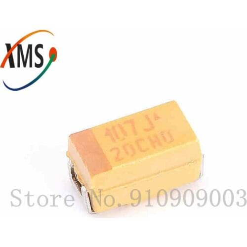 10pcs A 3216 100uF 6.3V 6V3 107 107J SMD tantalum capacitor