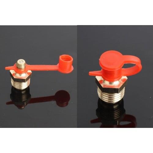100PCS/LOT M6 M8 M10 RED Polyethylene Plastic Dust Cover Cap Cover for Grease Gun Zerk Fitting